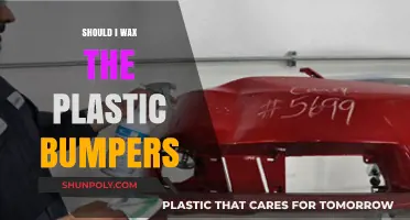 Waxing Plastic Bumpers: Yes or No?