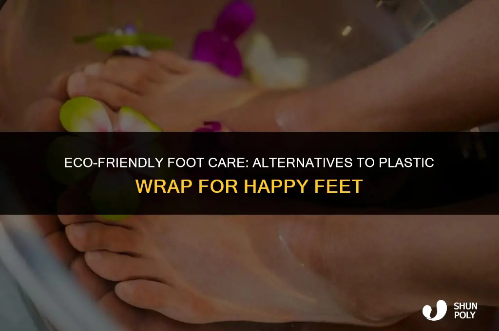 should i wrap my feet in plastic