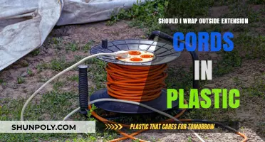 Protecting Your Outdoor Extension Cords: Plastic Wrap or Not?