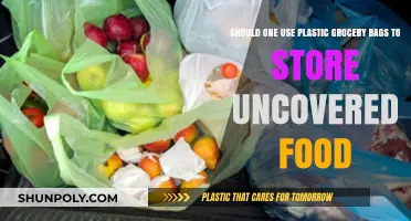 Plastic Grocery Bags for Uncovered Food: Safe or Risky Choice?