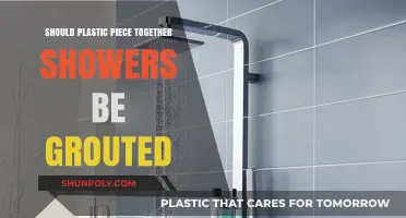 Plastic Showers: Grout or No Grout?