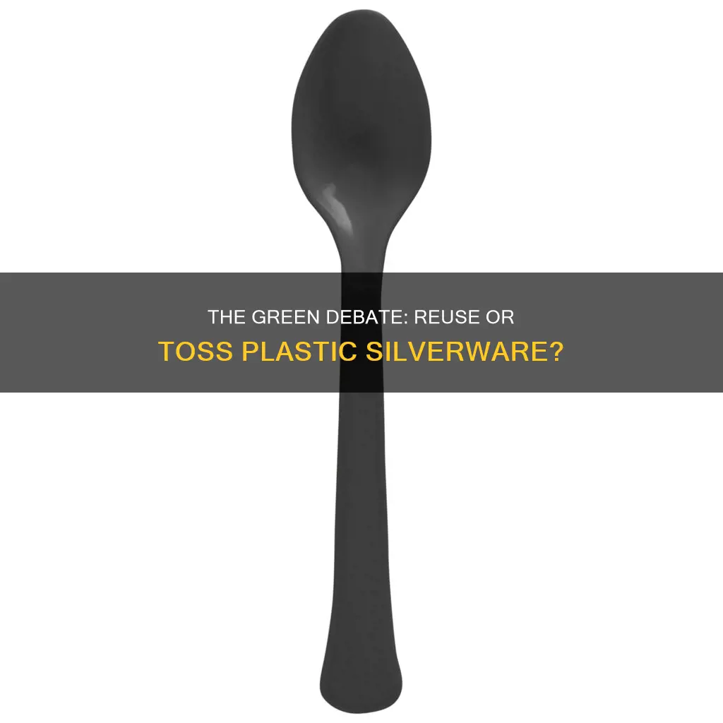 should restaraunts wash and reuse plastic silverware