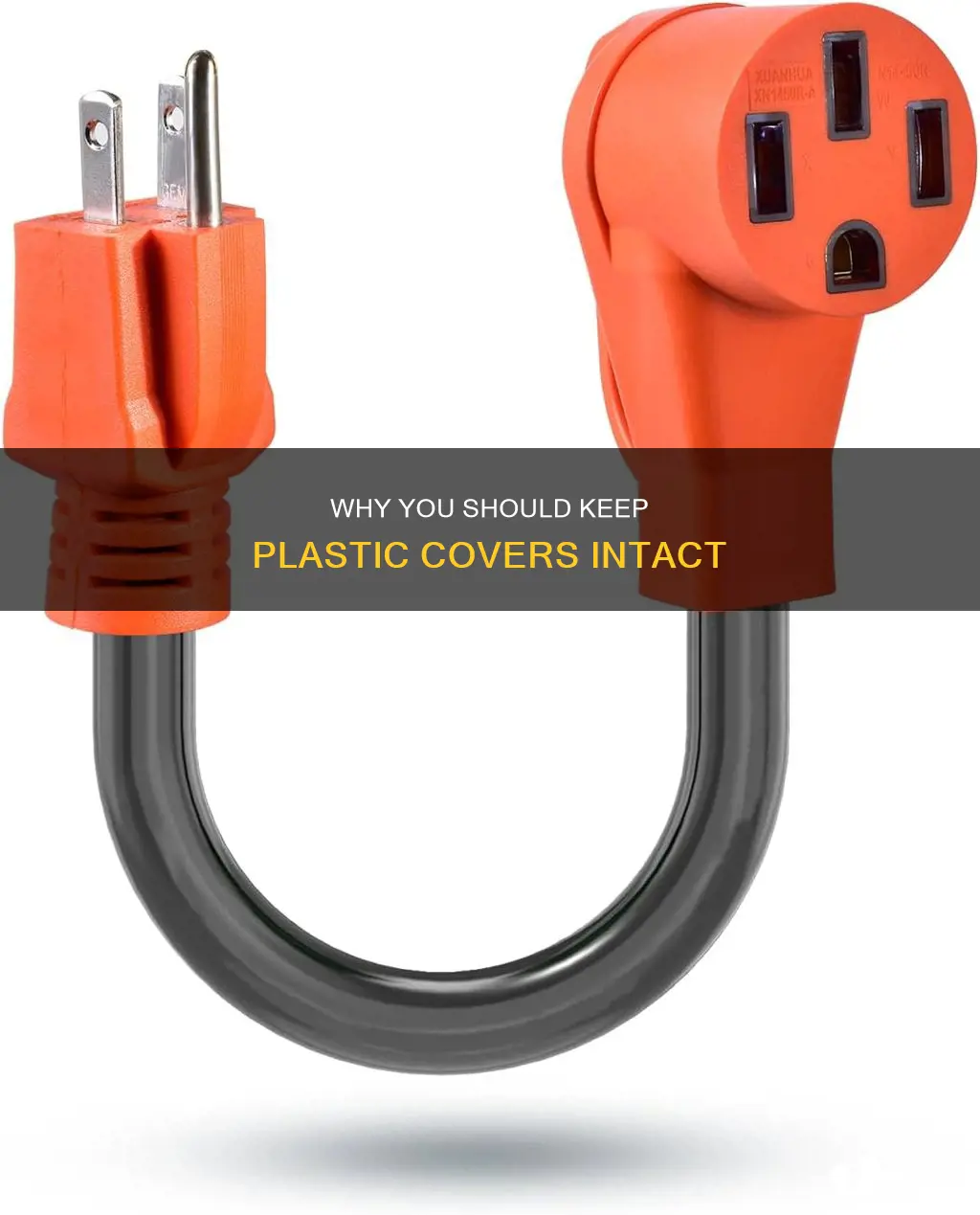 should tiu keep plastic cover 3 prong