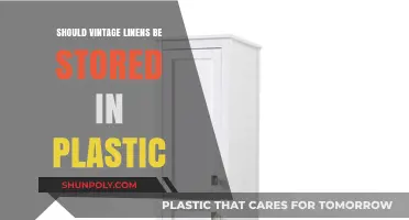 Storing Vintage Linens: Plastic Protection or Not?