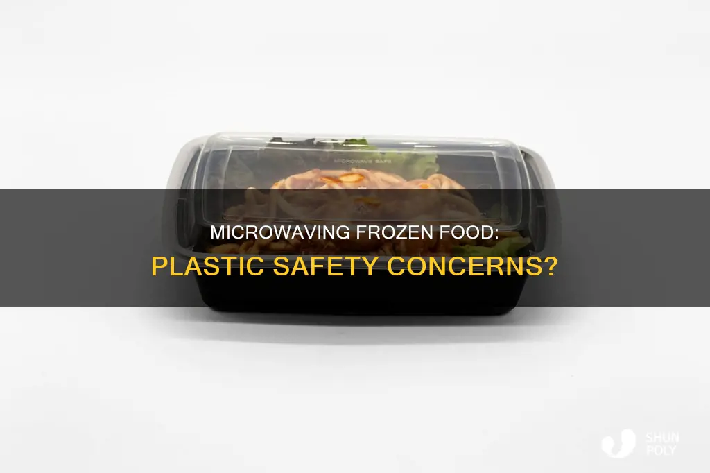 should we microwave frozen food in plastic
