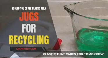 Crushing Plastic Milk Jugs: Worth the Recycling Effort?