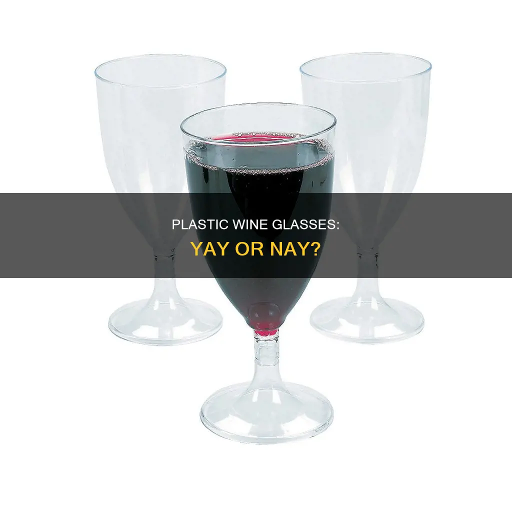 should you drink wine out of plastic
