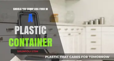 Storing Dog Food: Plastic Container Pros and Cons