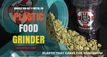 Metal vs. Plastic Food Grinders: Which Material Suits Your Kitchen Best?