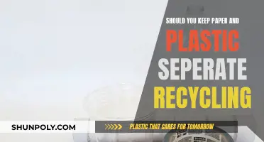 Recycling Right: Keep Paper, Plastic Separate for a Greener Planet