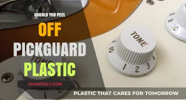 Unveiling Guitar Secrets: Pickguard Plastic Removal