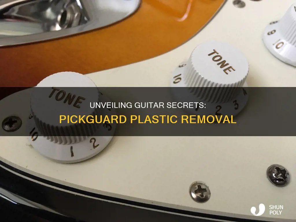 should you peel off pickguard plastic