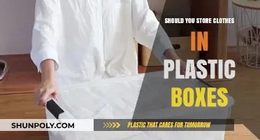 Storing Clothes: Plastic Boxes, Good or Bad Idea?