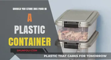Storing Dog Food: Plastic Containers, Good or Bad?