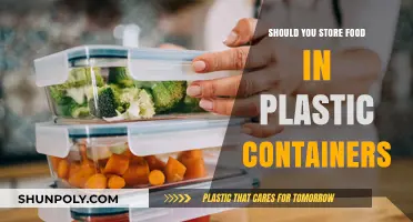 Plastic Containers: Safe Food Storage?