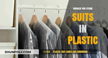 Storing Suits: Plastic is a No-Go