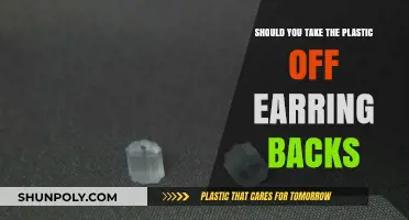 Earring Backs: To Keep or Remove the Plastic?