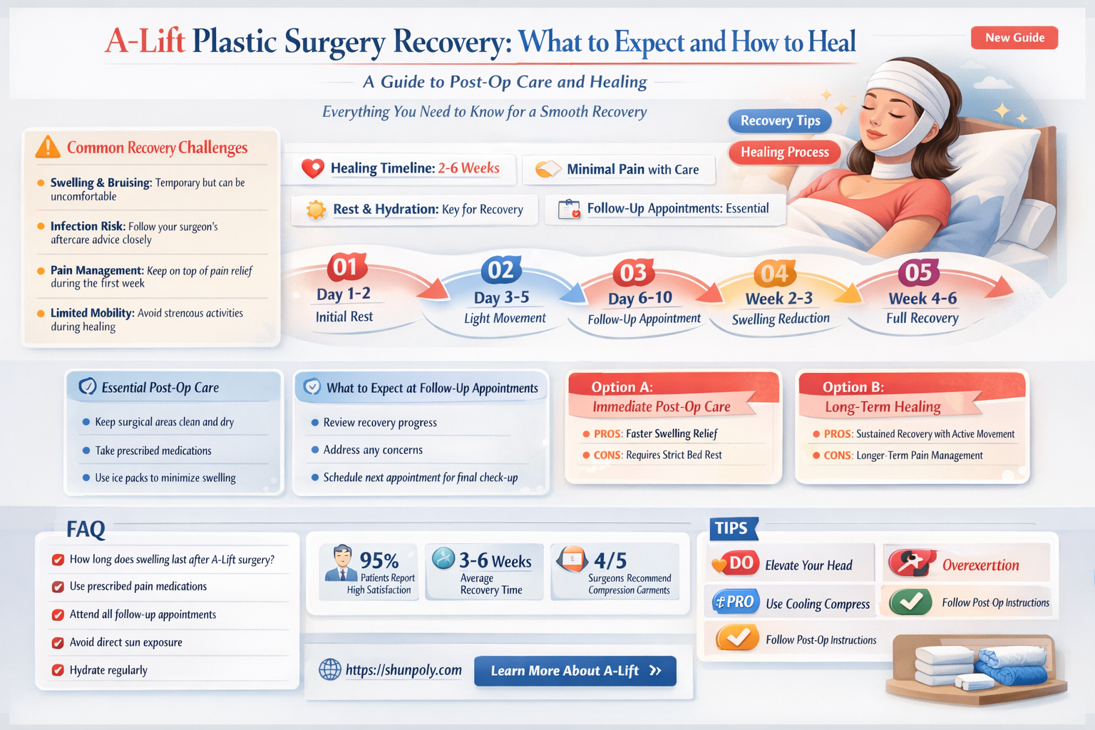 a-lift plastic surgery recovery time