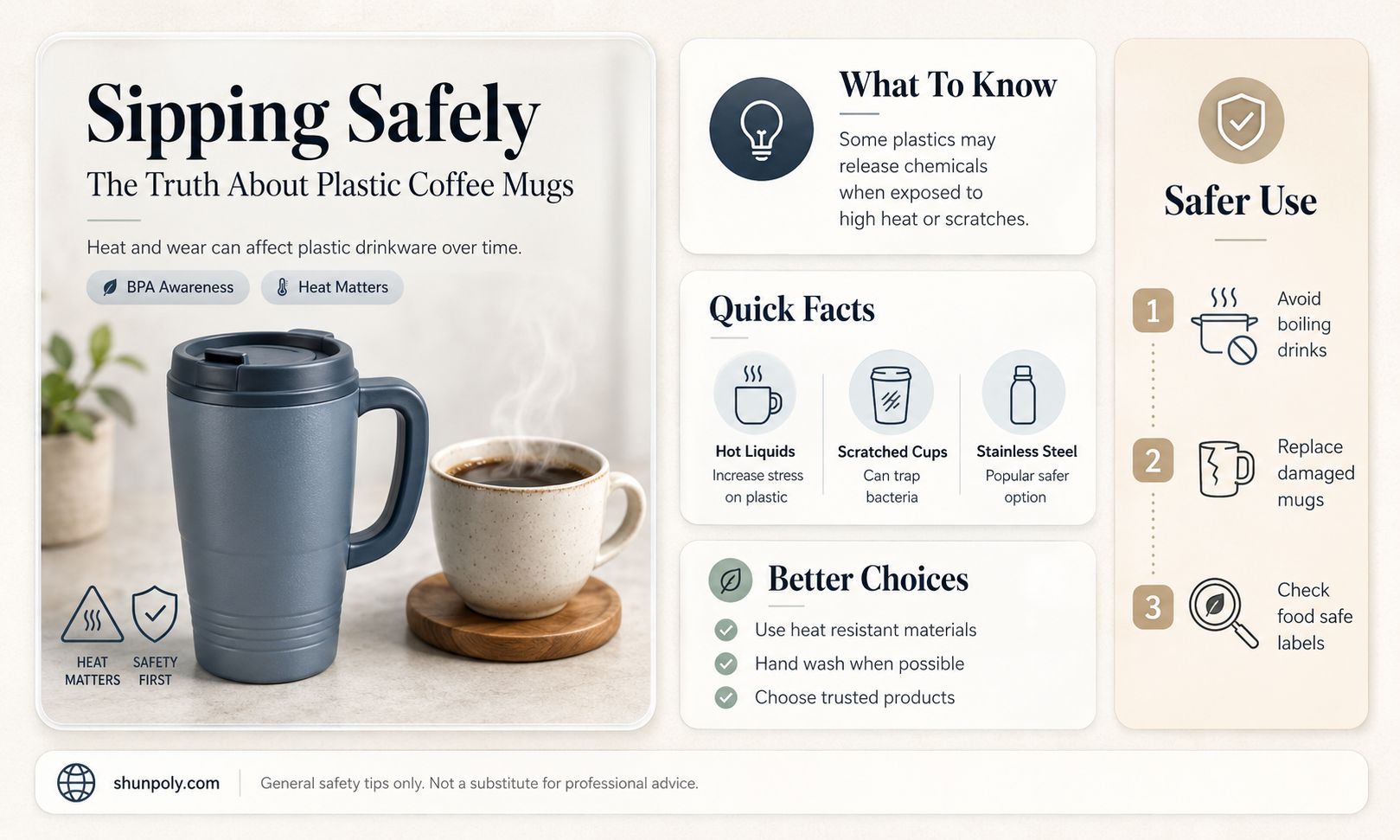 are plastic coffee mugs safe