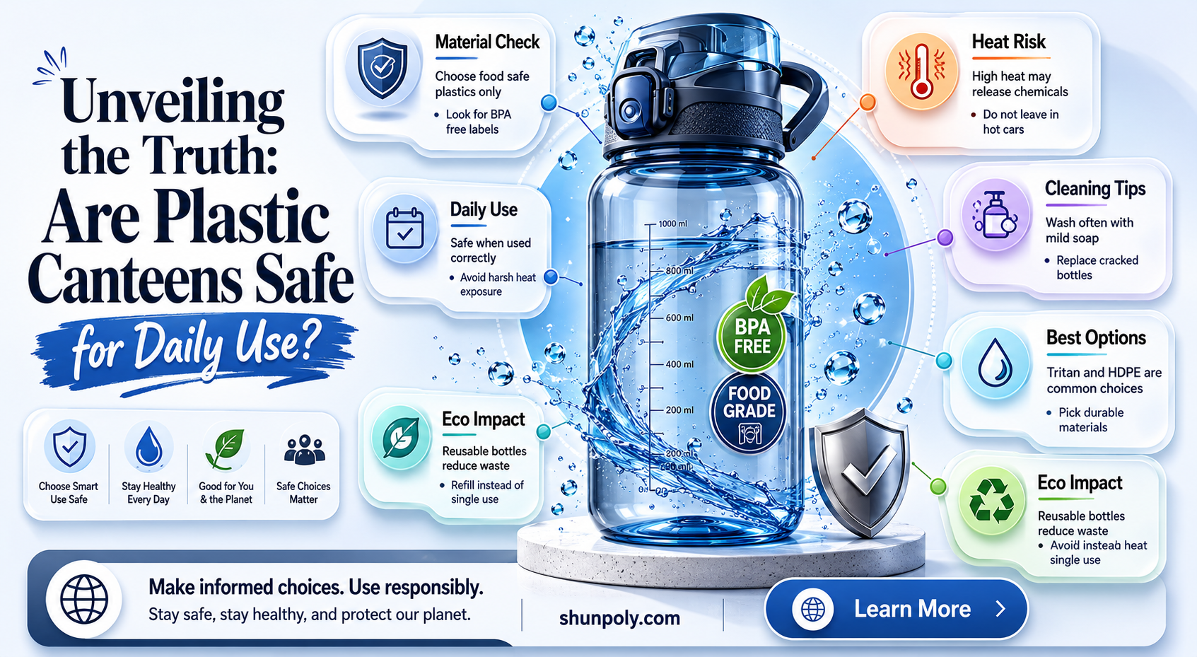are plastic canteens safe