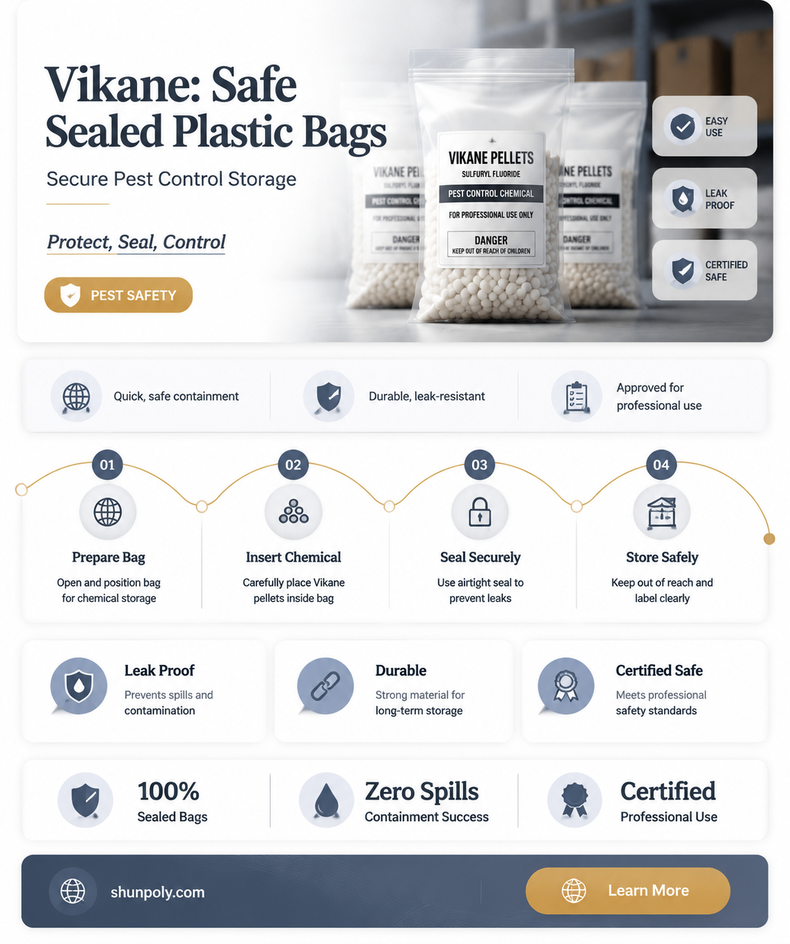 are plastic bags sealed safe vikane