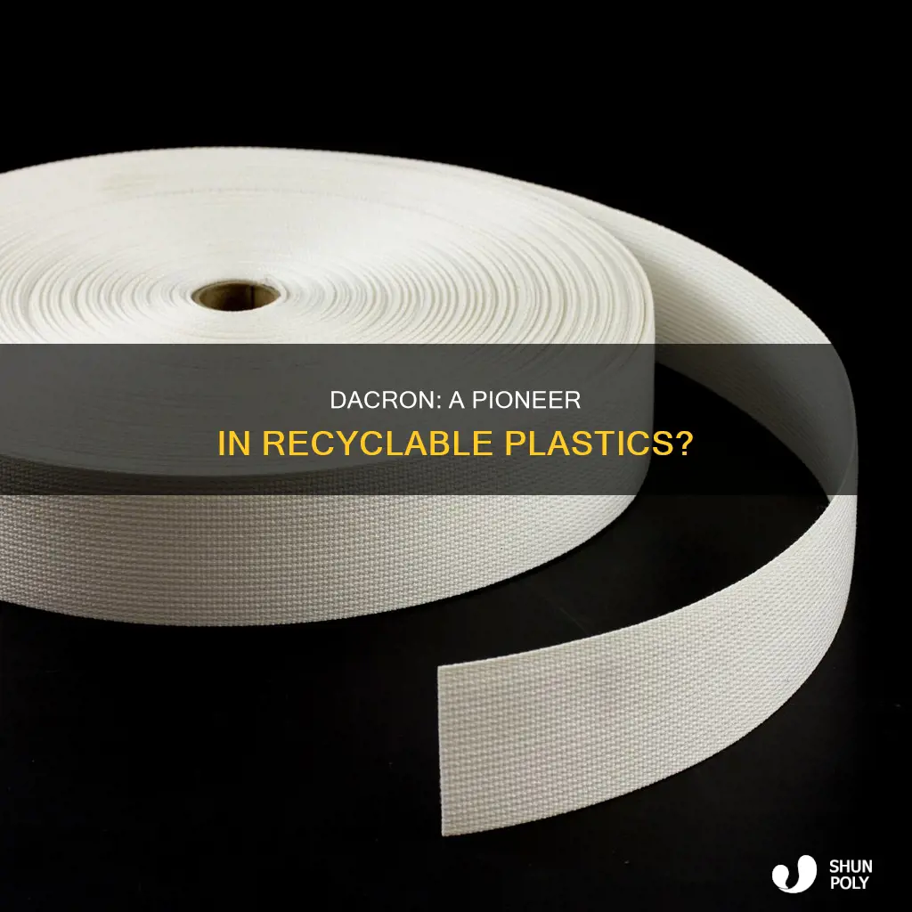 was dacron the first recyclable plastic