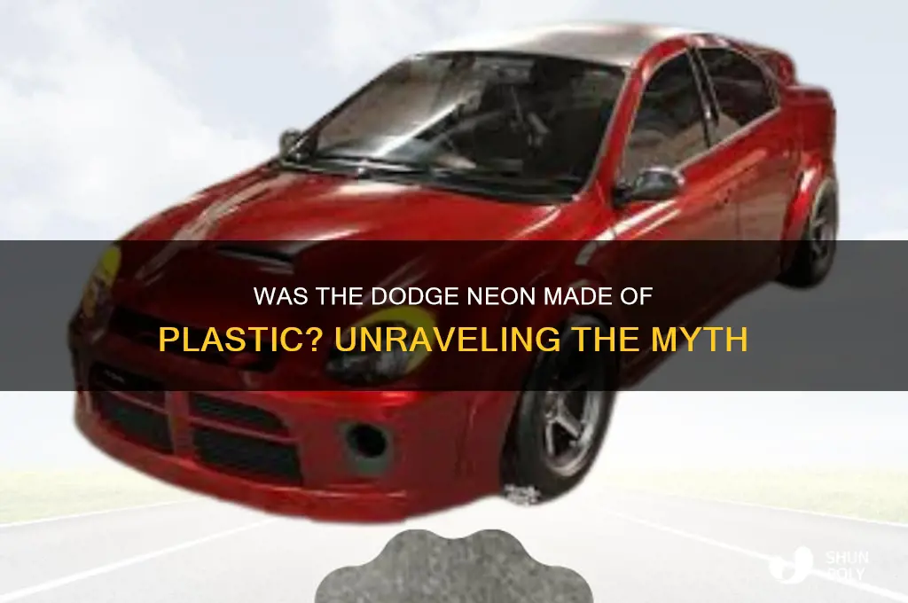 was the dodge neon made of plastic