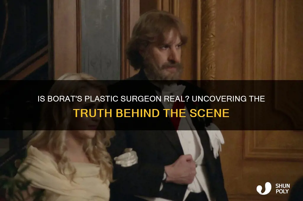 was the plastic surgeon in borat real