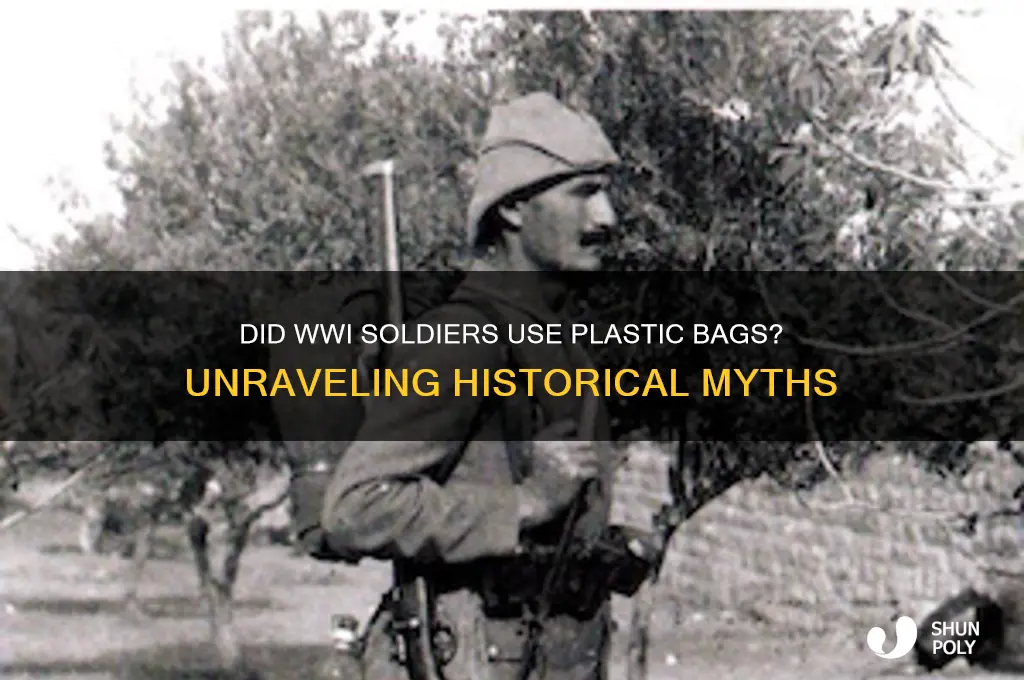 was there plastic bags in wwi