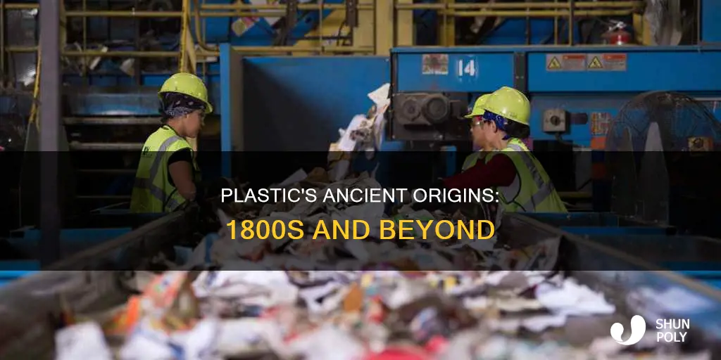 was there plastic in the 1800s
