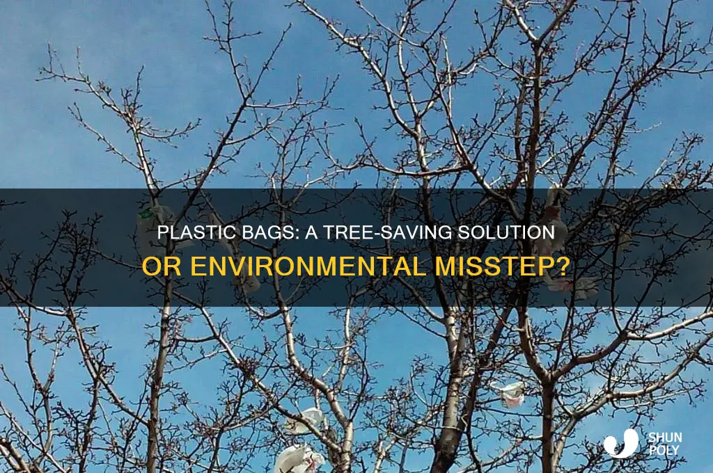 were plastic bags created to save trees