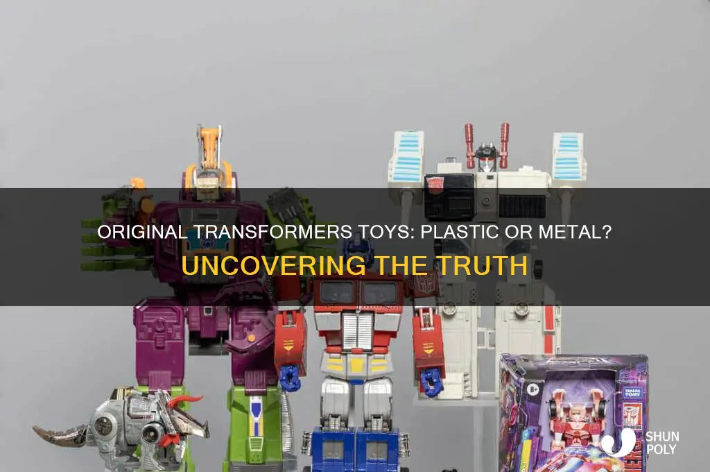 were the original transformers toys made of plastic or metal