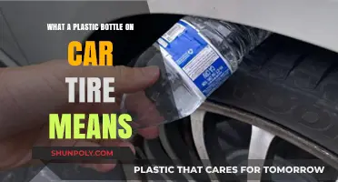 Plastic Bottle on Car Tire: Unraveling the Hidden Roadside Signal