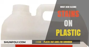 How Acid Cleans Plastic Stains