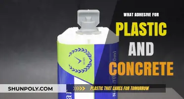Best Adhesives for Plastic and Concrete Surfaces