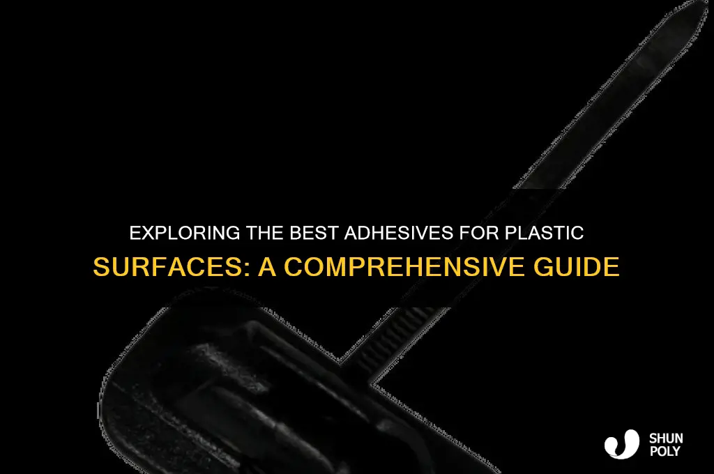what adhesive sticks to plastic