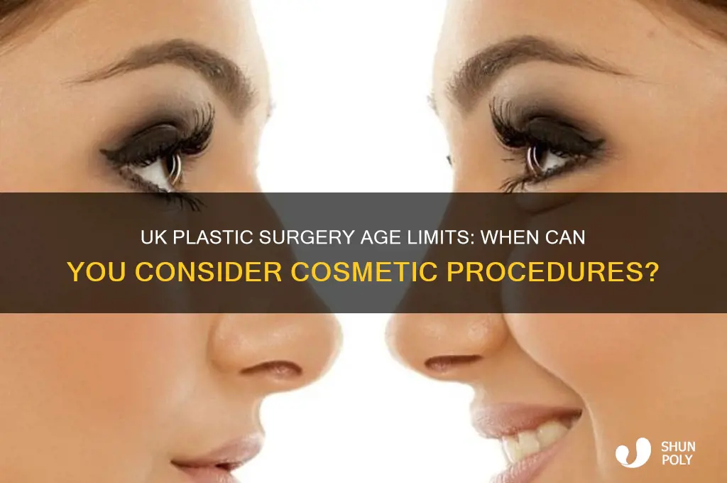 what age can you get plastic surgery in the uk