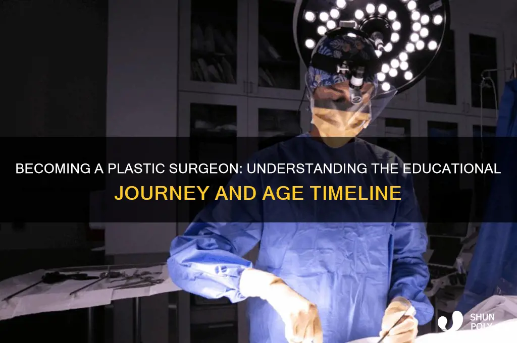 what age do you become a plastic surgeon
