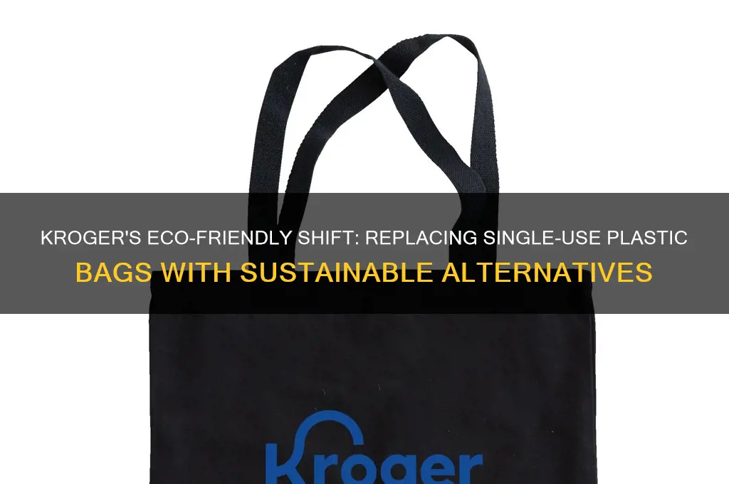 what alternative to single use plastic bags is kroger planning