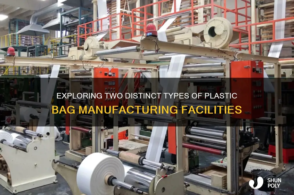 what are 2 different types of plastic bag factories