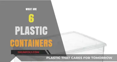 Plastic Containers: Six Types, Many Uses