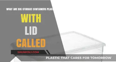 Large Plastic Containers: What Are They Called?