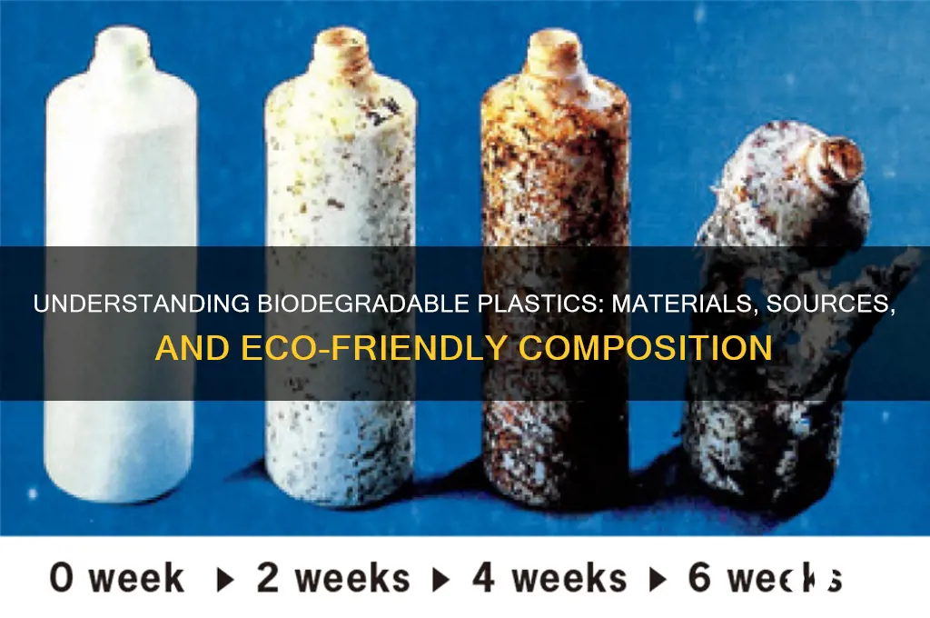 what are biodegradable plastics made from