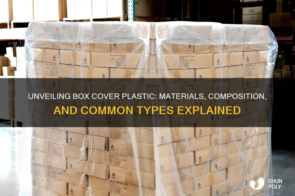 what are box cover plastic made of