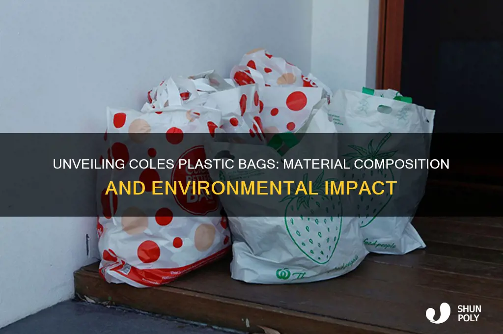 what are coles plastic bags made of