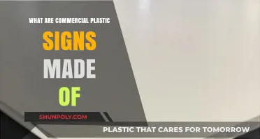 Materials Behind Commercial Plastic Signs: A Comprehensive Guide