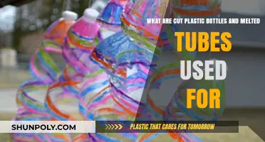 Creative Uses for Cut Plastic Bottles and Melted Tubes