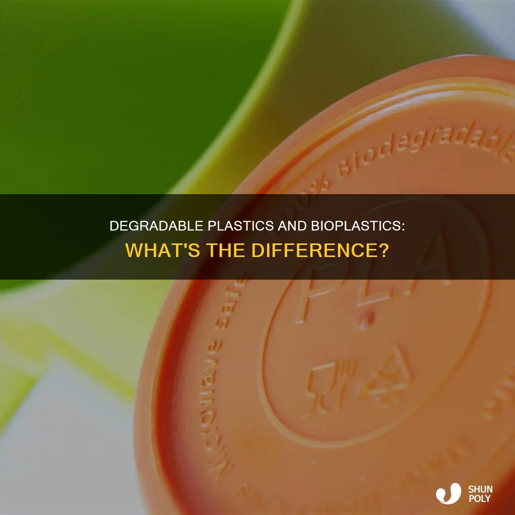 what are degradable plastics and bioplastics