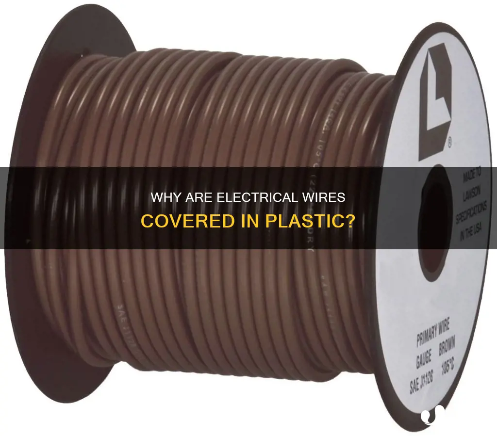 what are electrical wires covered in plastic