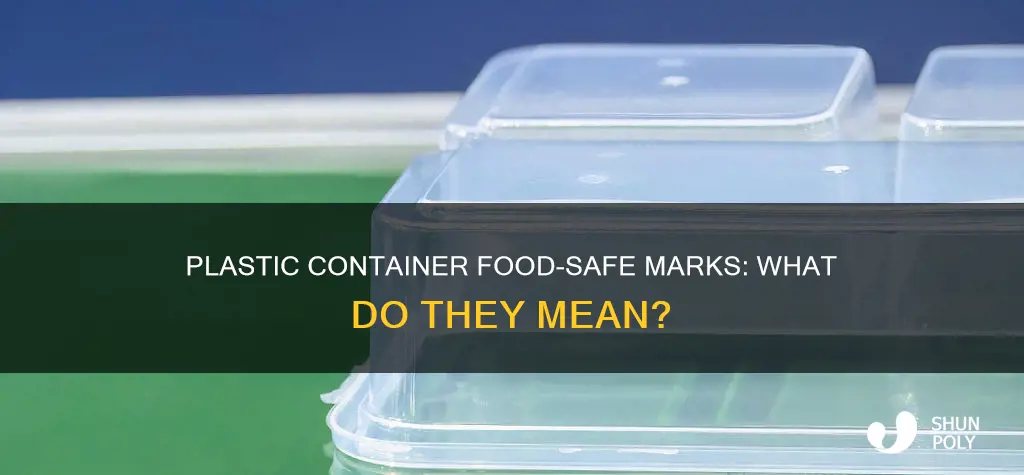 what are foodsafe marks on plastic containers
